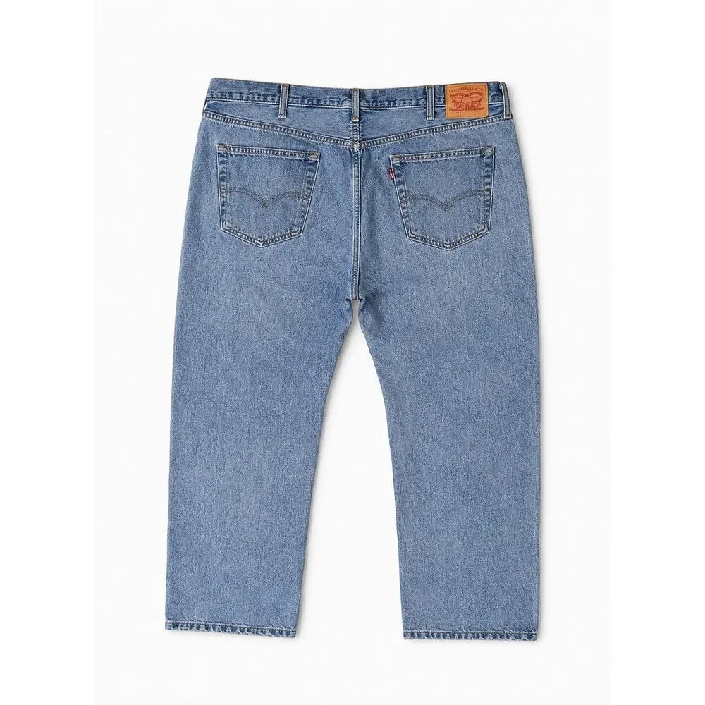 Levi's 501 Series Men's Straight Blue Denim Jeans Button Fly Cotton Pockets